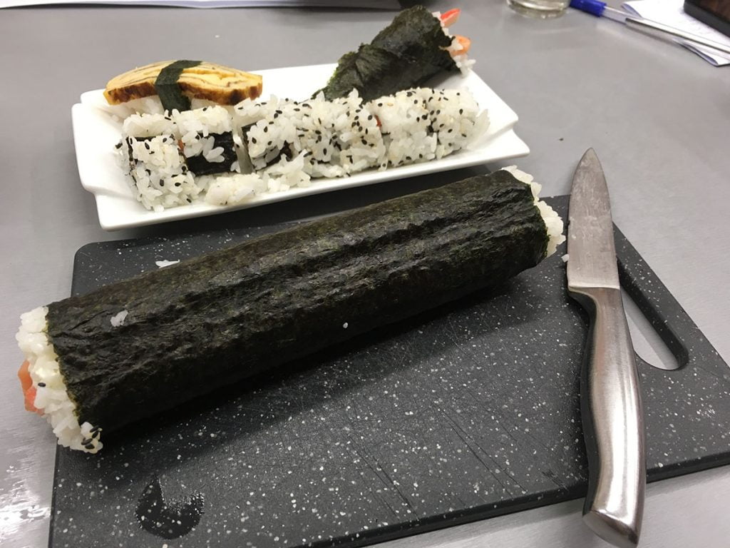 sushi taller de cocina