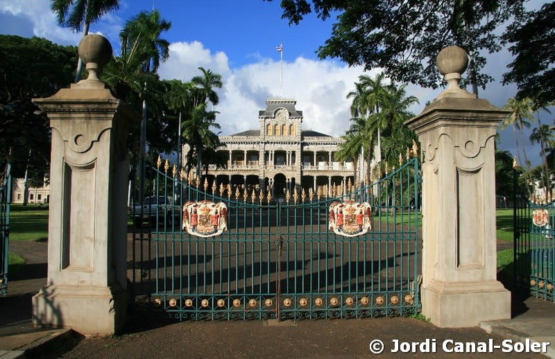 Palacio Real de 'Iolani en Honolulu, Hawái