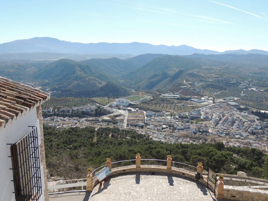 Mirador Cerro Virgen de Gracia con Archidona a sus pies