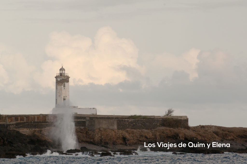 Faro María Pía de Praia en Cabo Verde